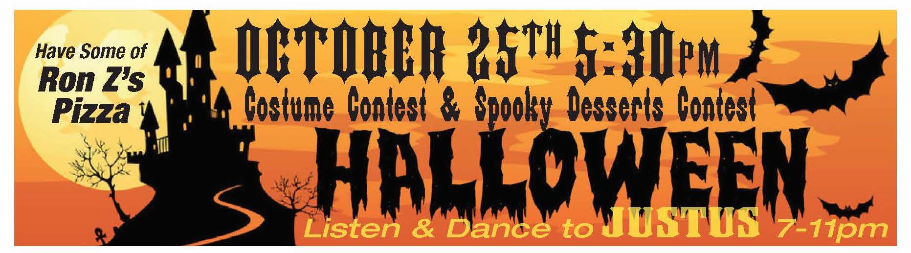 Dinner, Music, Halloween Costume & Spooky Dessert Contests Littleton