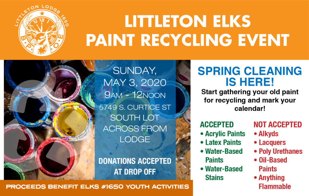Paint Recycling Littleton Elks Lodge 1650