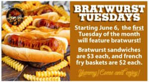 Bratwurst and Fries Night